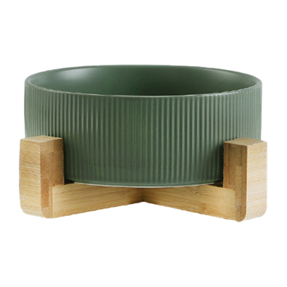 강아지밥그릇 고양이물그릇 개밥그릇 1구 대형견 애견식기 도자기 받침대세트