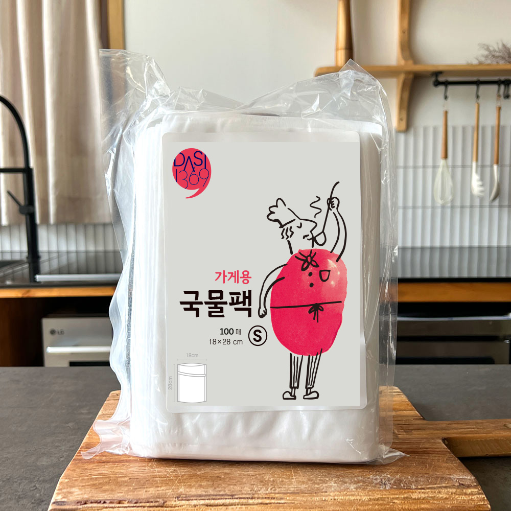 가게용 국물팩 소형 100매입 육수망 다시팩 국물백 육수거름망 국물망 걸음망 다시백 - 상품 이미지