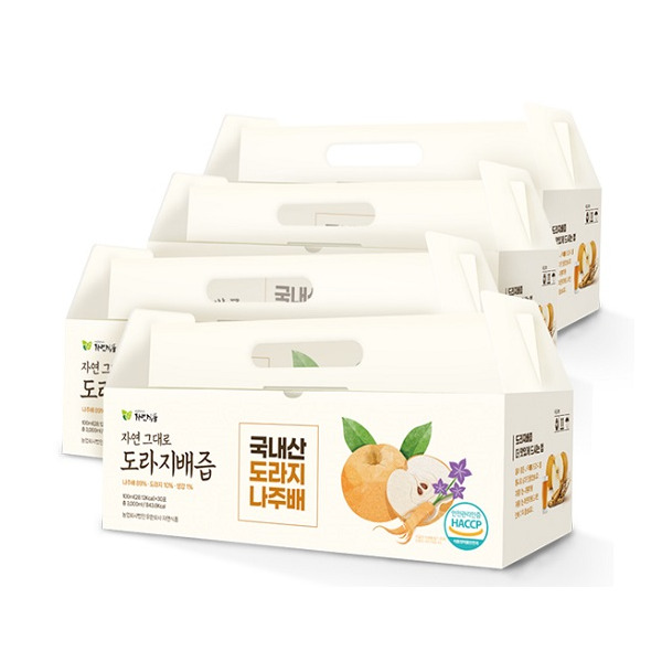 [주식회사 제이에이치월드] 자연그대로 도라지배즙 총120팩(4박스, 100ml X 30팩) : 롯데홈쇼핑.