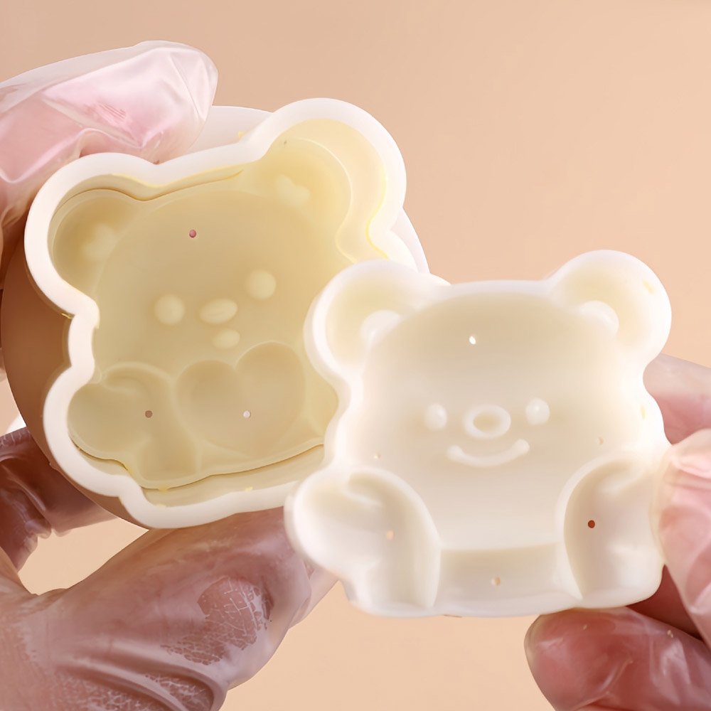내마음을 받아줘 곰돌이월병틀2종 50g 통통 월병프레스50g 베어 모양 쿠키틀 떡살 이미지 7