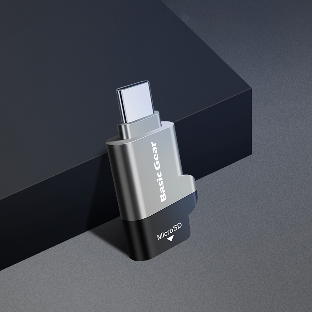 C타입 USB 3.2 OTG 마이크로 SD카드리더기