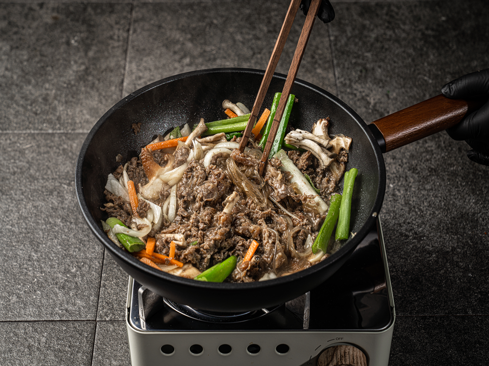 채움데이 양념 소불고기 300g 간장불고기 반찬 캠핑 음식 언양 파 - 상세 이미지 5