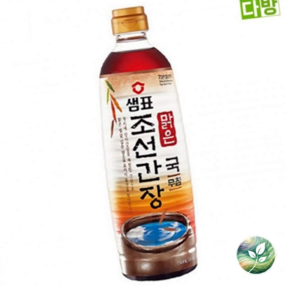 샘표식품 맑은 조선간장 간편 양념장 500mlX3개 소스 : 청초들마켓텐