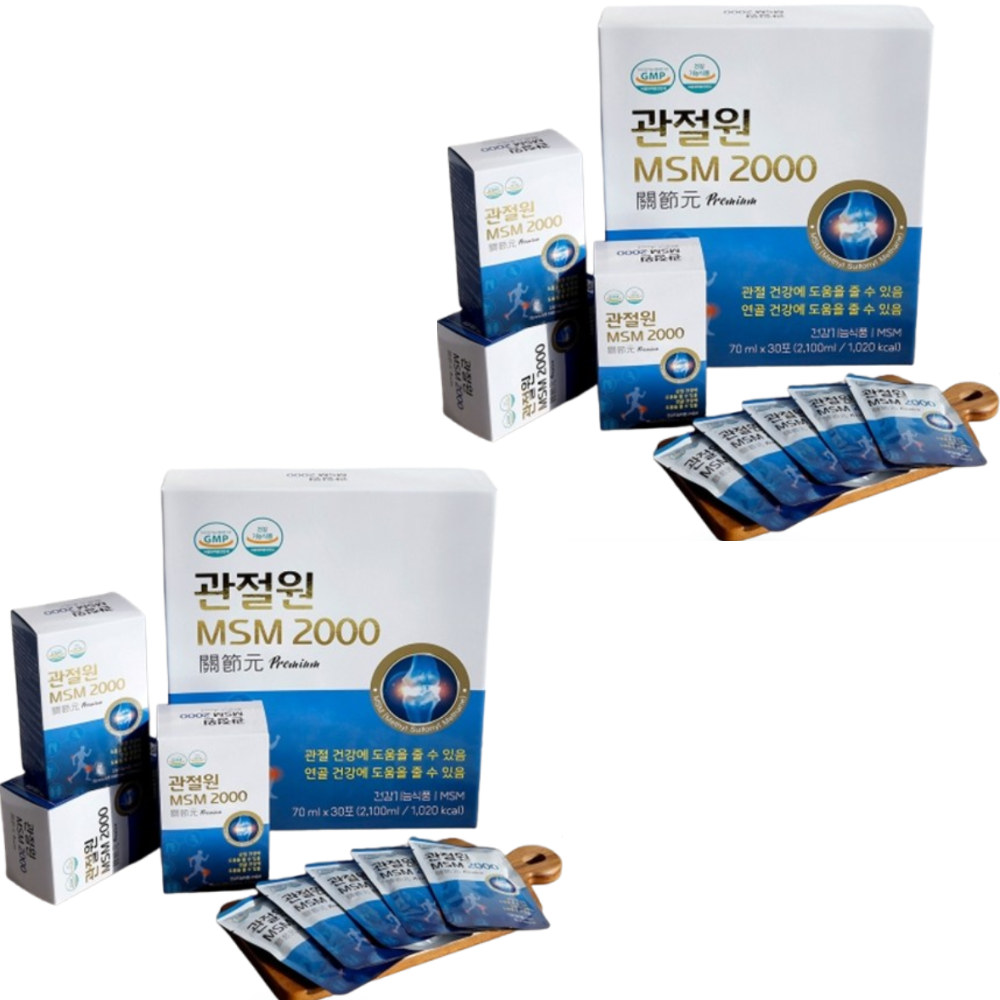 관절원 마시는 MSM 2000 액상 70ml 30포, 2개 - 상품 이미지