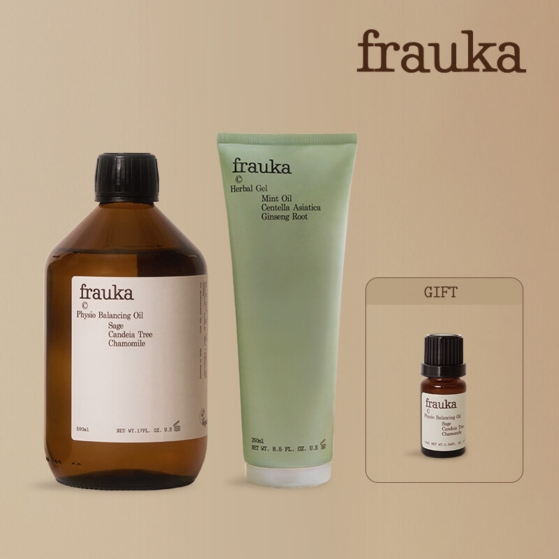프라우카 앰플 오일 500ml +허벌겔 1개 + 오일 10ml - 상품 이미지