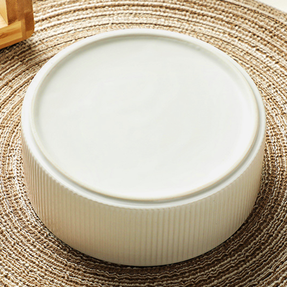 강아지밥그릇 고양이물그릇 개밥그릇 1구 대형견 애견식기 도자기 받침대세트