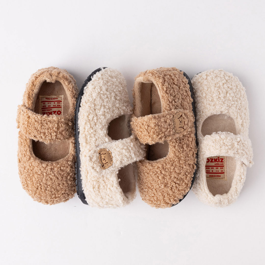 오즈키즈 아기신발 키즈 유아 털 슬립온 신발 두두