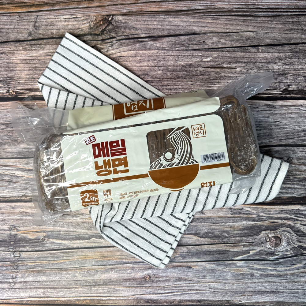 엄지식품 엄지 메밀 냉면 사리 물 비빔 냉면 2kg, 10개