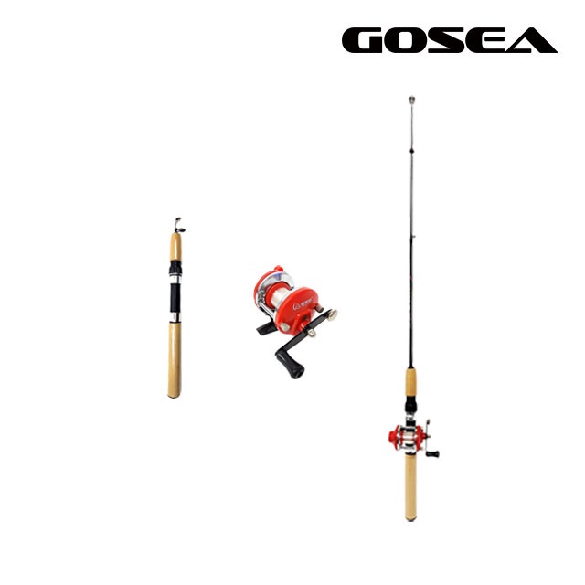 GOSEA 빙어 낚시 두레박 세트 GSF-12 얼음 낚시대 미니 릴 미끼 1인 - 상세 이미지 4