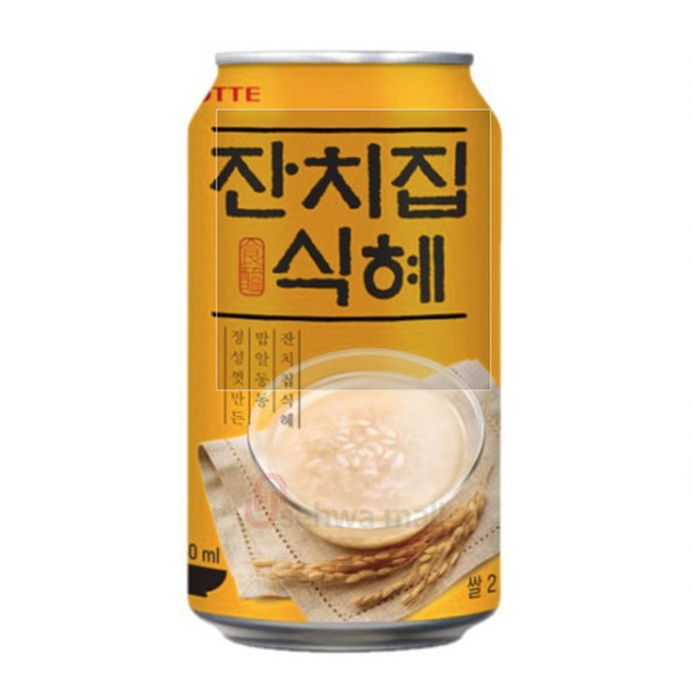 롯데 잔치집 식혜 340mlx24캔 : 세화몰