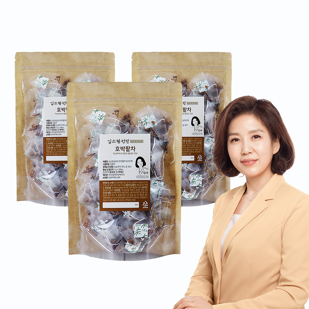 김소형 원방 호박 호박팥차 티백 100입 x 3개 - 상품 이미지