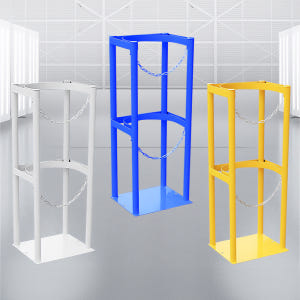 더우글 가스통 거치대 가스 용기 보관 산소통 보관함 전도방지 3병용 실사용 후기 | 효과 있을까? - 상품 이미지 2