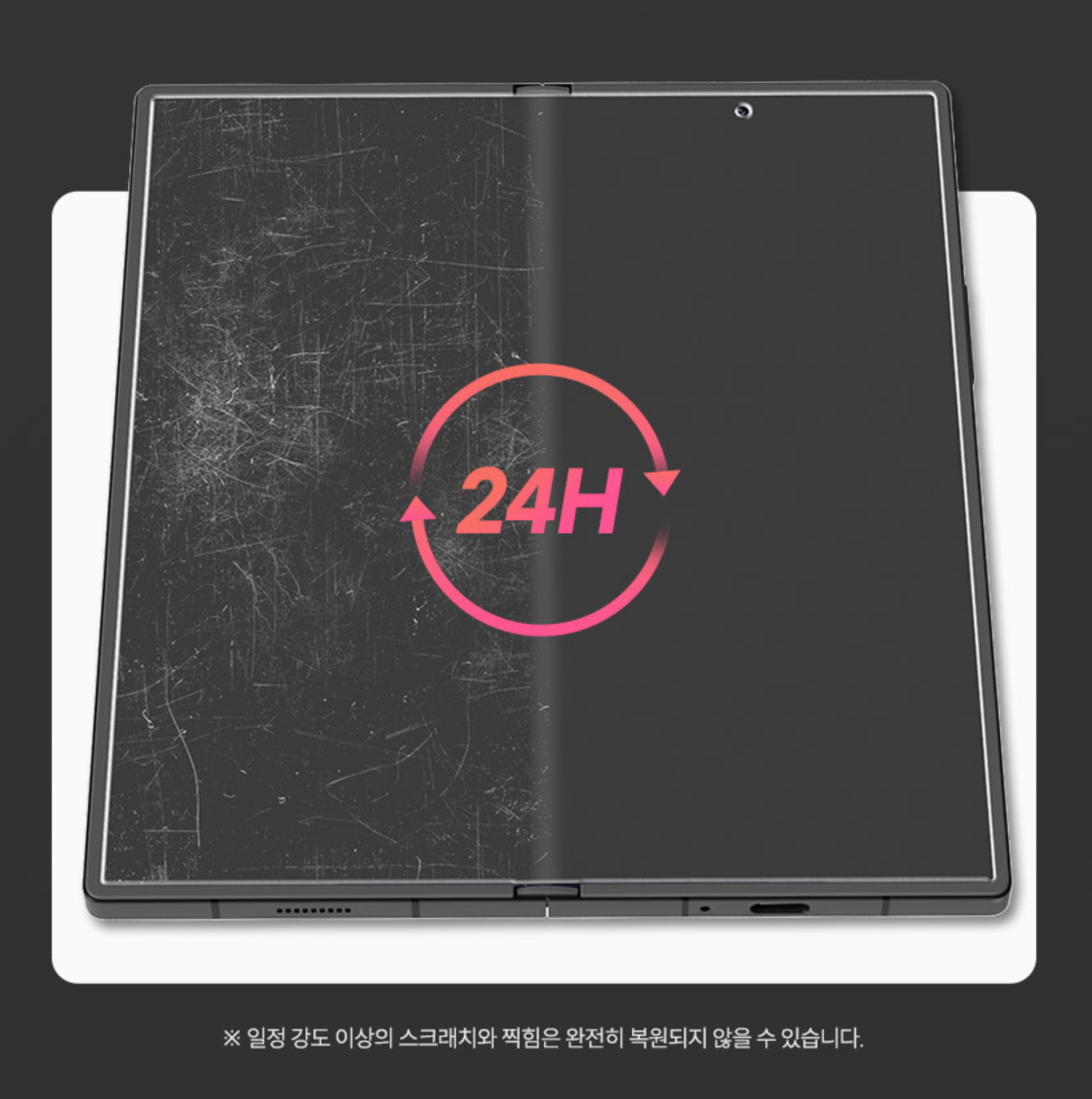 갤럭시 Z폴드 SE 액정보호필름 내부 외부 2매 - 상세 이미지 3