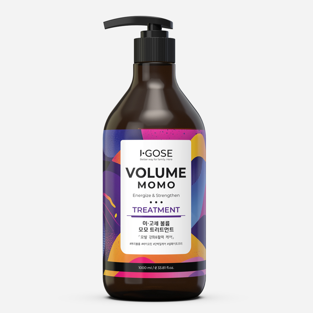[볼륨영양] 이고세 볼륨 모모 트리트먼트 1000ml - 상세 이미지 2