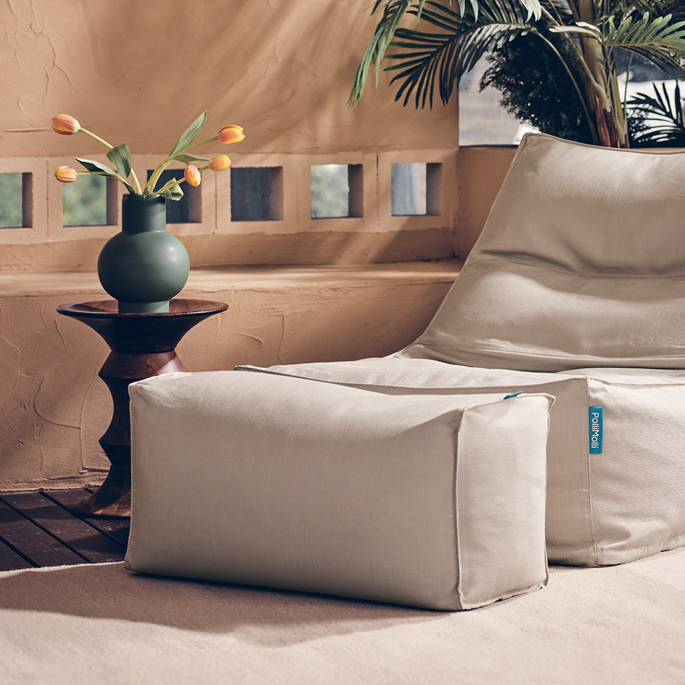 폴리몰리 빈백 사각 풋스툴 R (리조트 컬렉션)