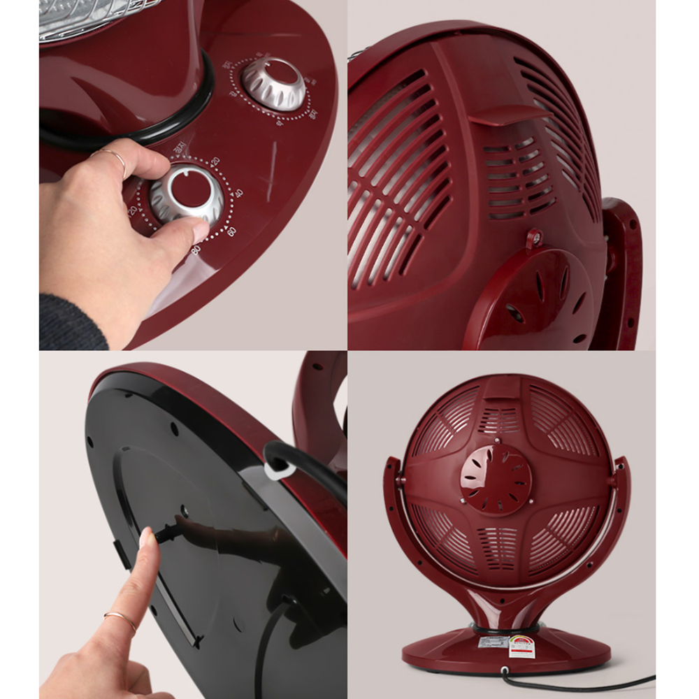 선풍기형히터 겨울 거실 난방기 원적외선 전기 세라믹 난로