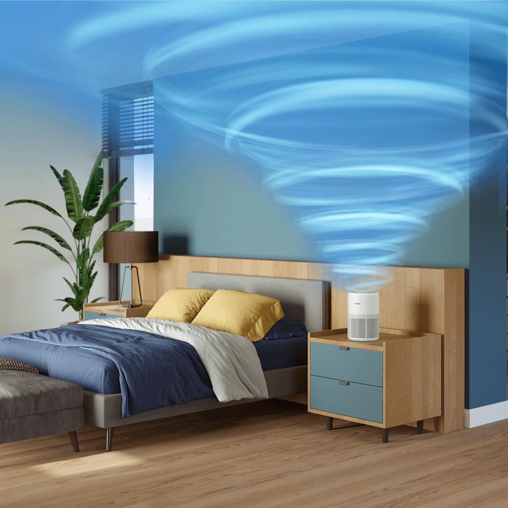 필립스 퓨어 프로텍트 미니 900시리즈 앱연동 공기청정기 화이트 AC0950/10