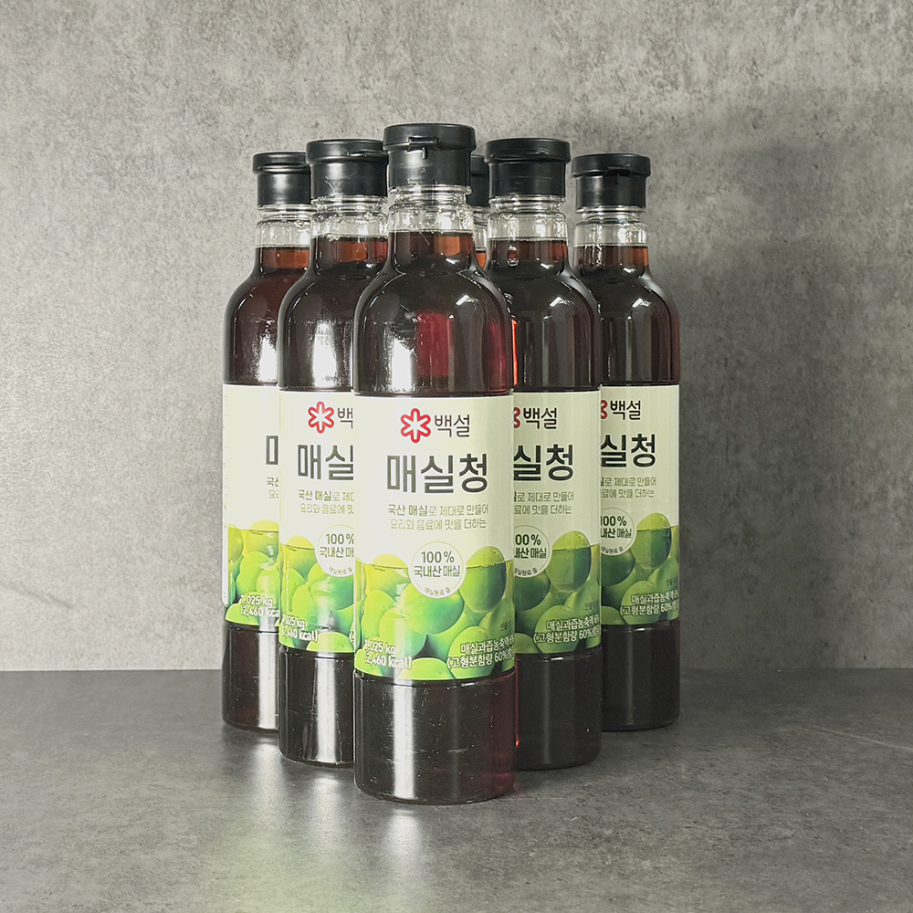 백설 매실청 매실농축액 엑기스 원액 매실액 1.025kg, 9개 - 상세 이미지 4