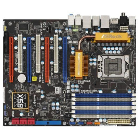 애즈락 [해외]ASRock X58 SUPERCOMPUTER/Core i7/인텔 X58/1366/6DDR3-2000(OC)/ATI Quad CrossFireX/NVIDIA Quad SLI/