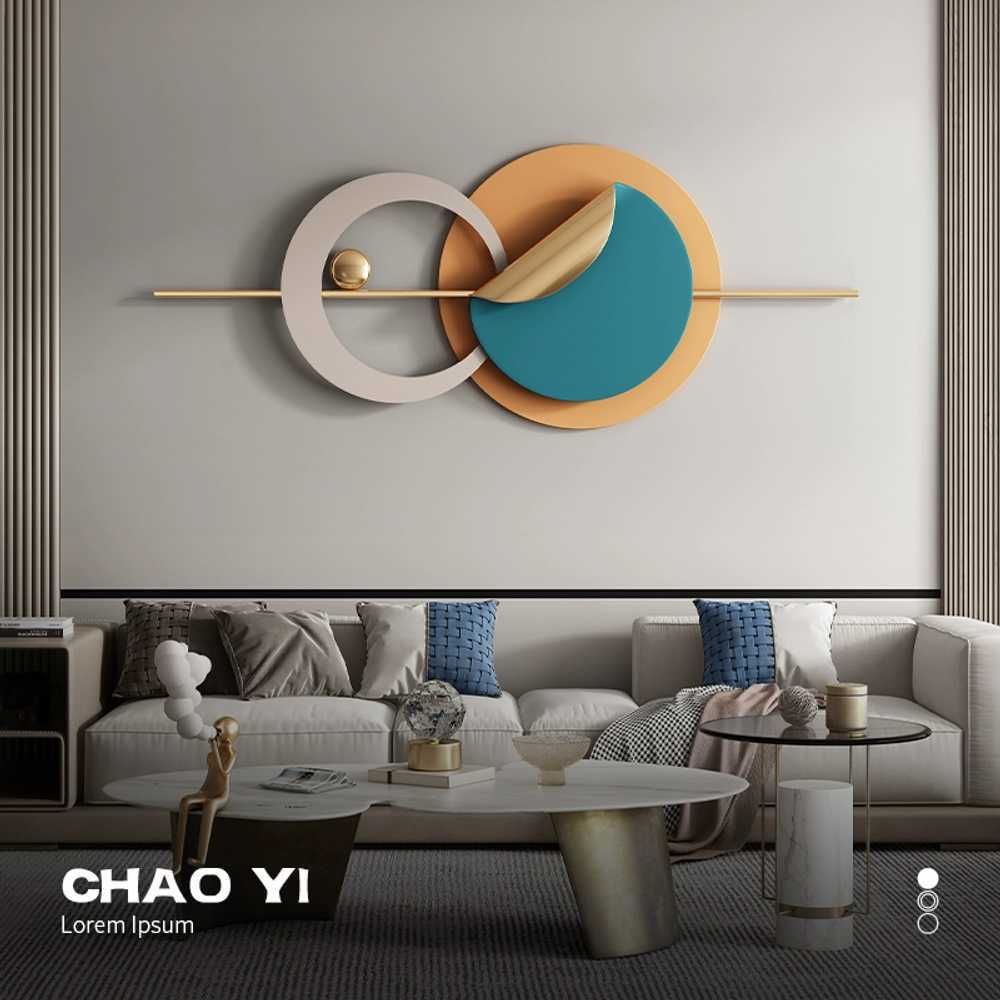 거실 벽장식 대형 인테리어 소품 호텔 꾸미기 오브제 100x50cm 이미지 6
