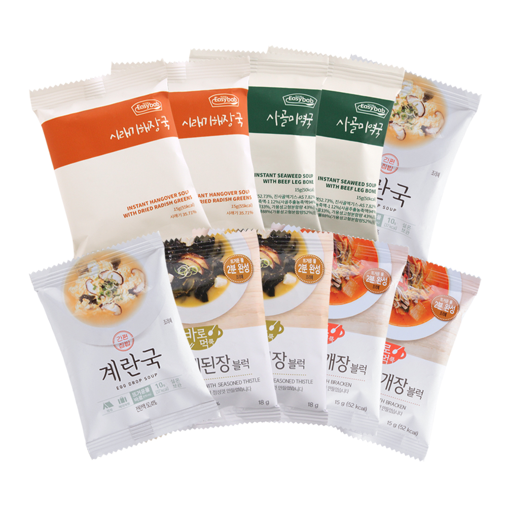 간편식 블럭국 즉석국 세트 동결건조 5종세트 2개