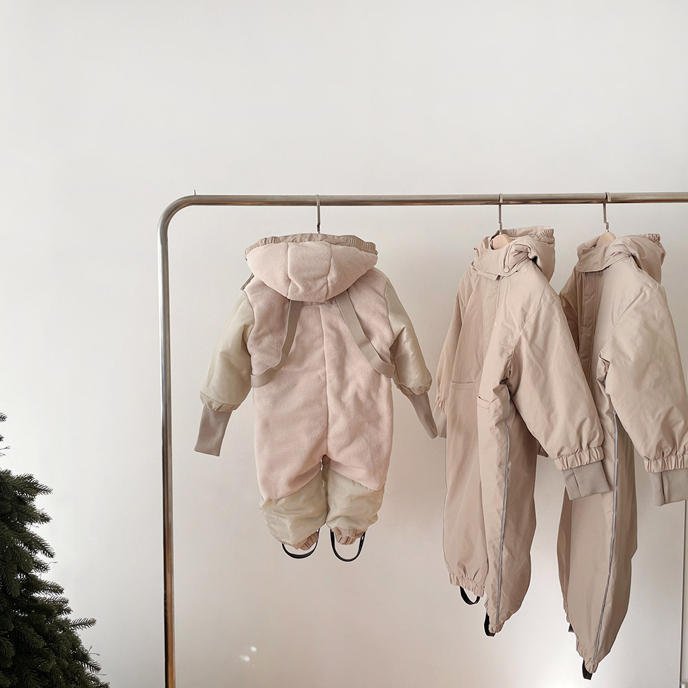 베베코지 유아 아기 올인원 스키복 썰매복 방한복 여아 남아 아동