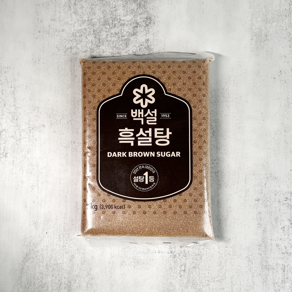 CJ 제일제당 백설 흑설탕1kg x 2개 - 상품 이미지