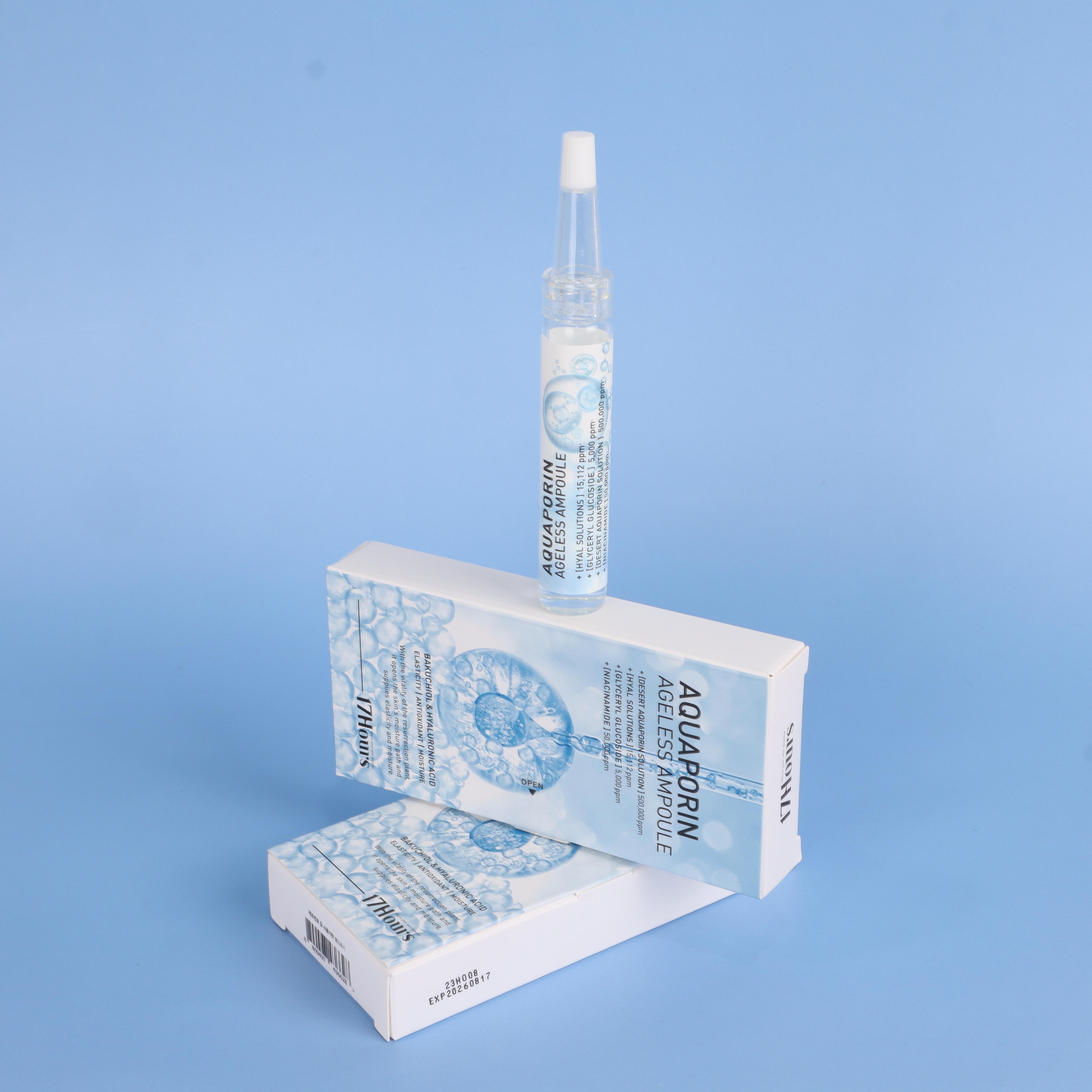 17아워즈 아쿠아포린 에이지리스 앰플 안티에이징 실타래 세럼 10ml, 1개 이미지 8