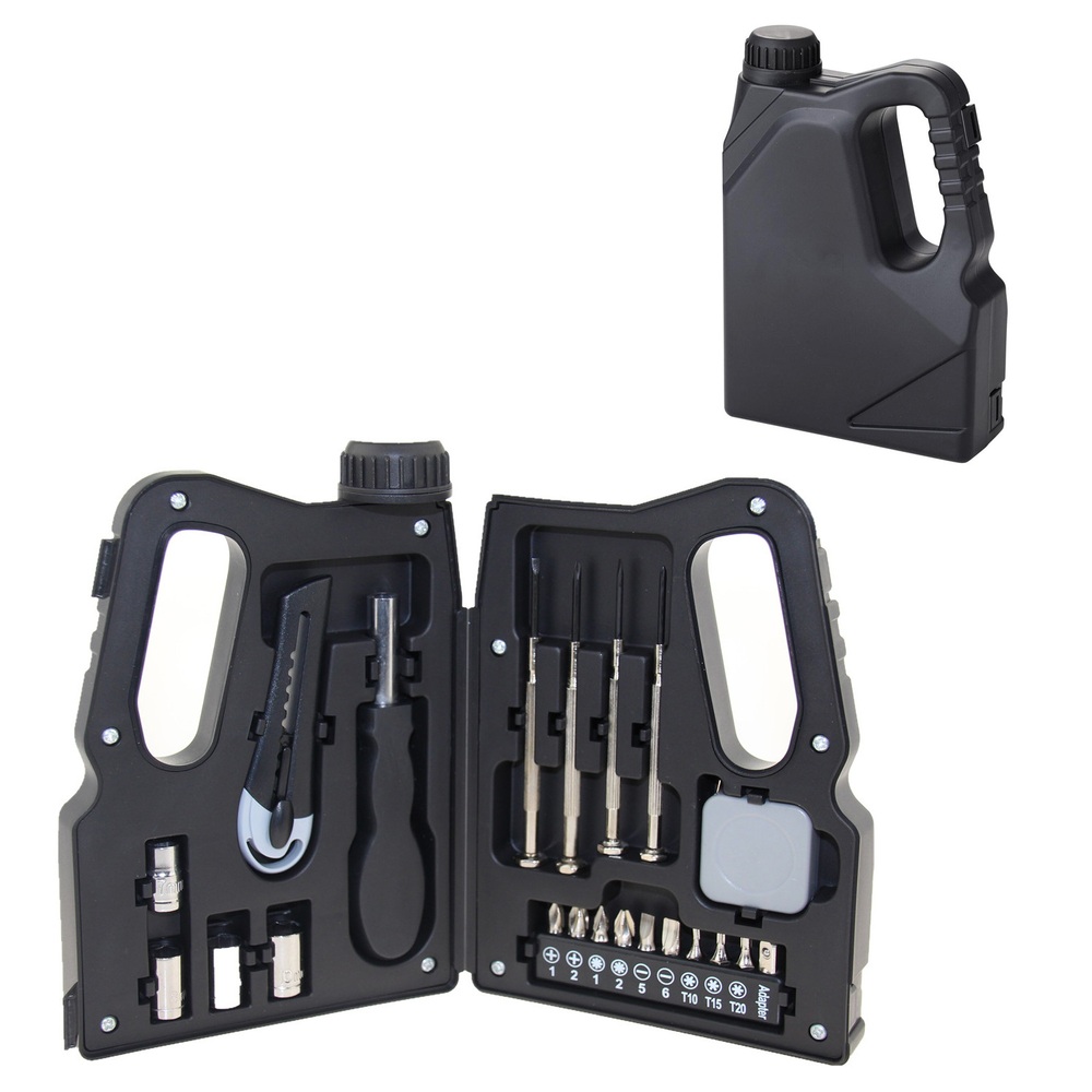 맥가이버 툴킷 세트 21pcs 고급 보관상자 포함 가정용 수리도구 TOOLKIT SET - 메인 이미지
