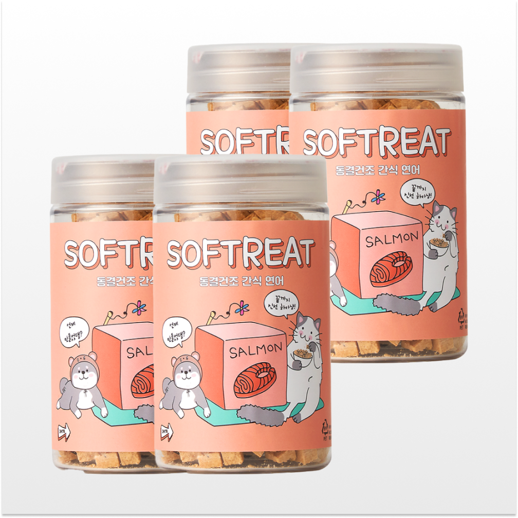 소프트릿 고양이 강아지 동결건조 트릿 북어 40g 2+2 - 상세 이미지 3