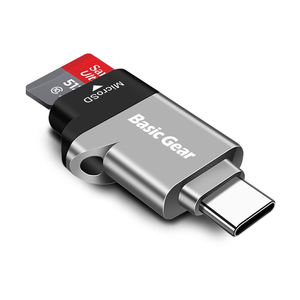 C타입 USB 3.2 OTG 마이크로 SD카드리더기