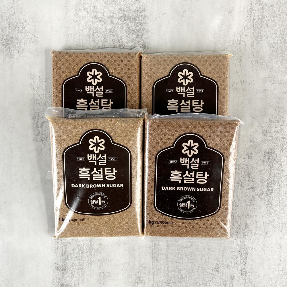 CJ 제일제당 백설 흑설탕1kg x 2개 - 상세 이미지 4