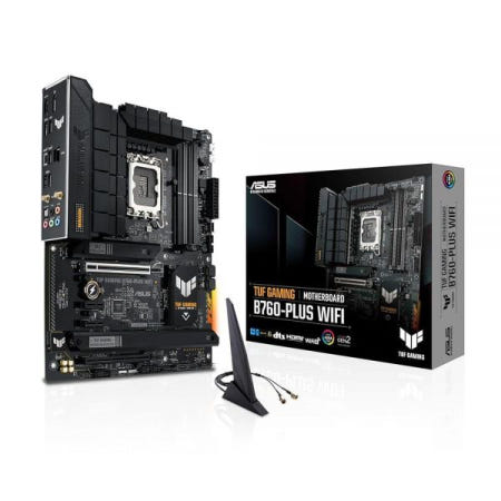 에이수스 [해외]ASUS TUF GAMING B760-PLUS WIFI (13세대 및 12세대) LGA 1700 ATX 마더보드, PCIe 5.0,  TUF B760-Plus|DDR5|Wi