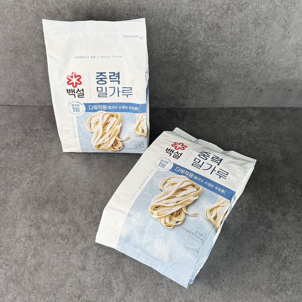 CJ 제일제당 백설 중력밀가루 중력분 업소용 2.5kg, 1개 - 상세 이미지 5
