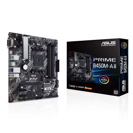 [해외]ASUS 3/2/1세대 라이젠 프라임 AMD AM4 마더보드 Prime B450M-A II
