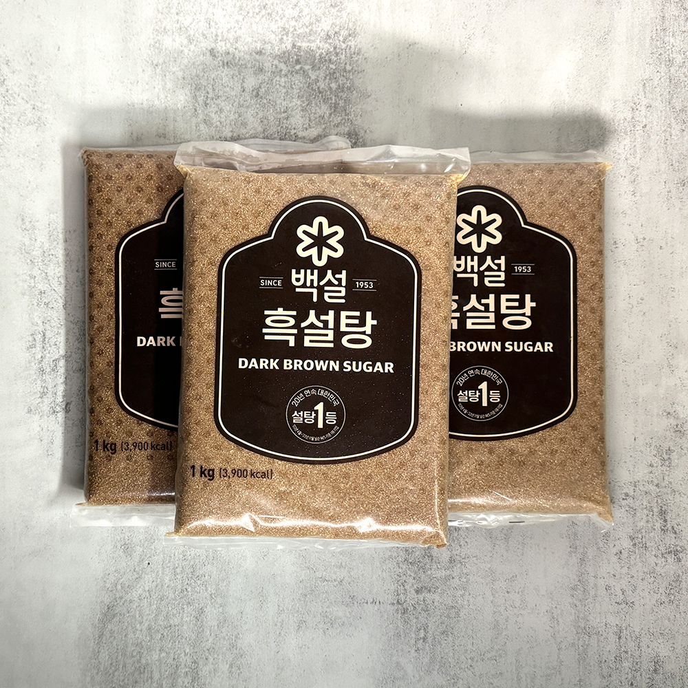 CJ 제일제당 백설 흑설탕1kg x 2개 - 상세 이미지 3