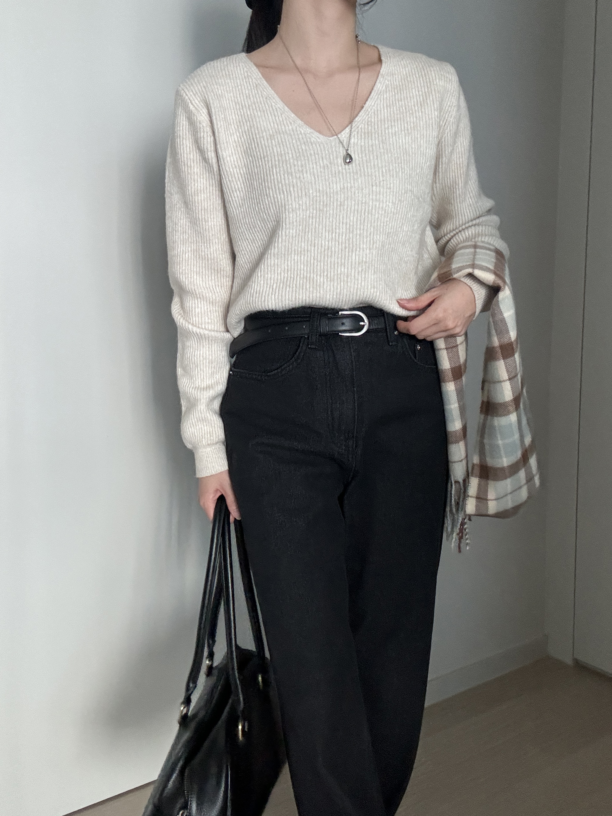 (3온스누빔) 니어 울 롱 코트 2color 상세 이미지 21