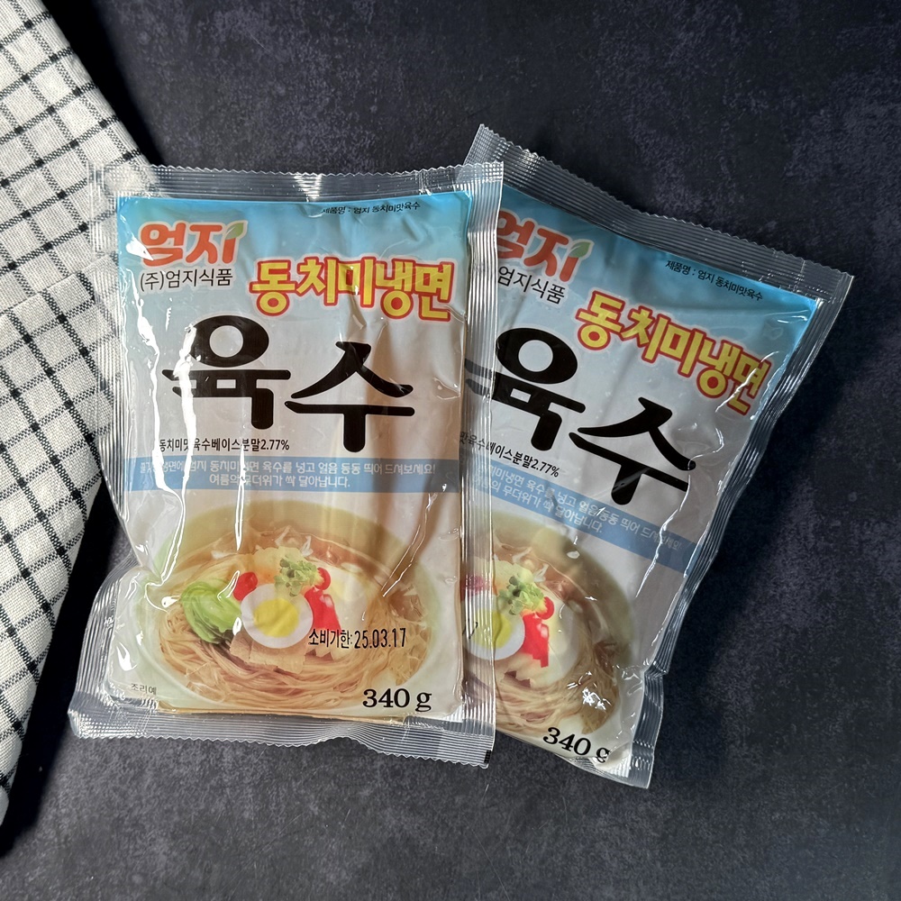 엄지 동치미 냉면육수 업소용 340g x 30개 물냉면 - 상세 이미지 3