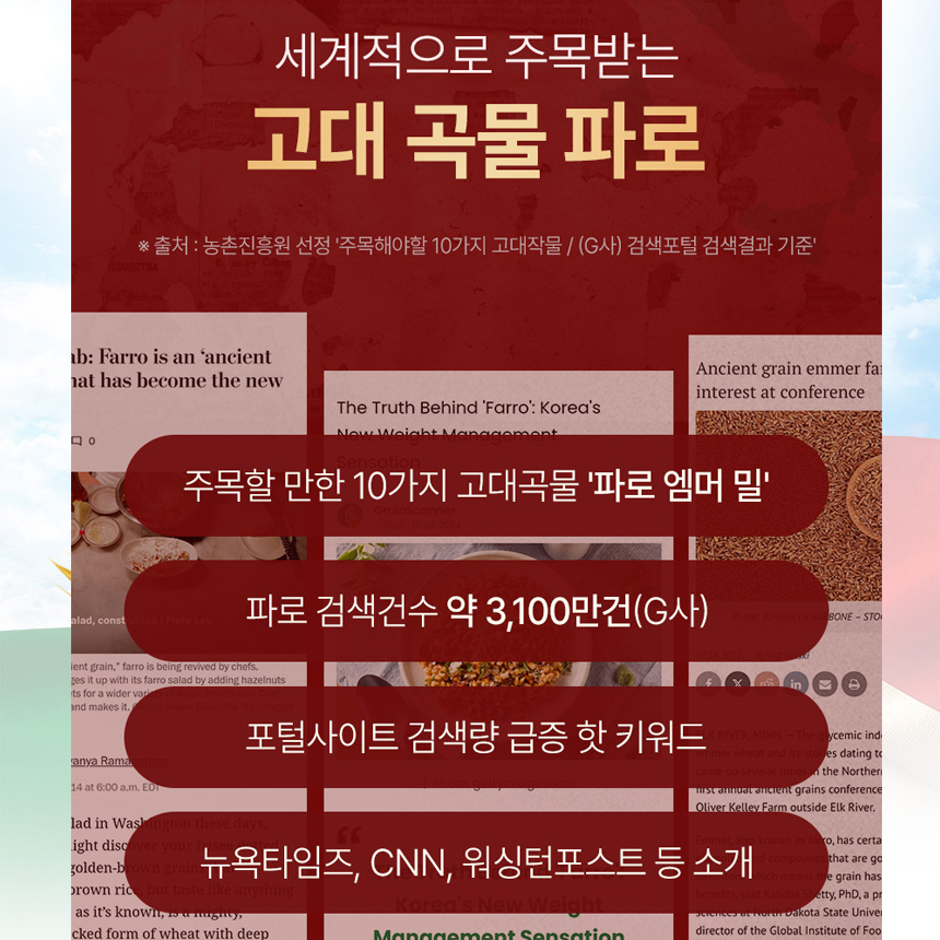 역가수치높은 파로 효소 발효 엠머밀 파로복합엔자임R 분말 가루 스틱 효능 고구마맛 2박스 이미지 7