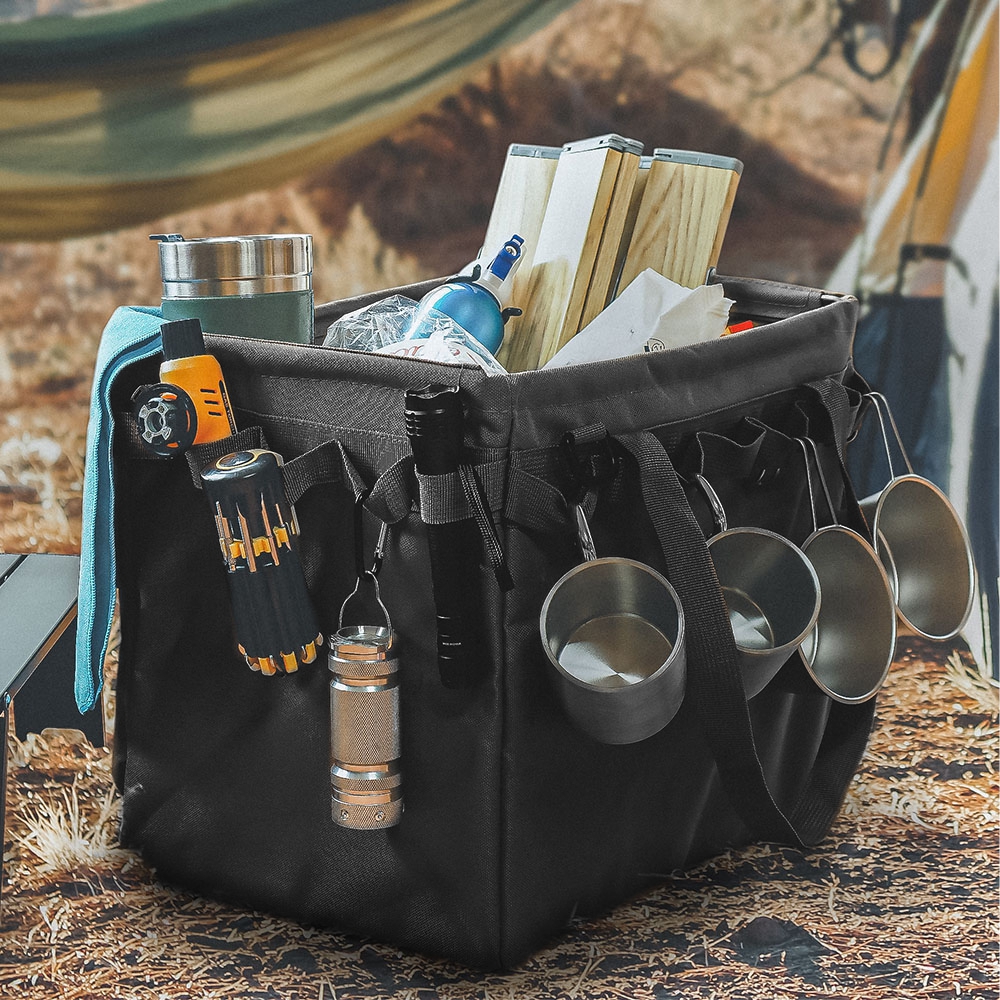 접이식 캠핑 수납 가방 대용량 멀티 포켓 트렁크 정리함