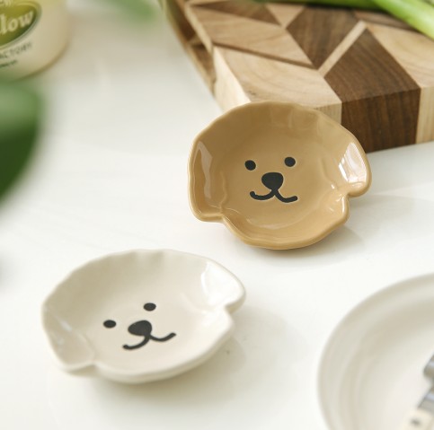 소스볼 잼볼 미니 귀여운 요거트 멍뭉이 아이보리 2P - 상품 이미지