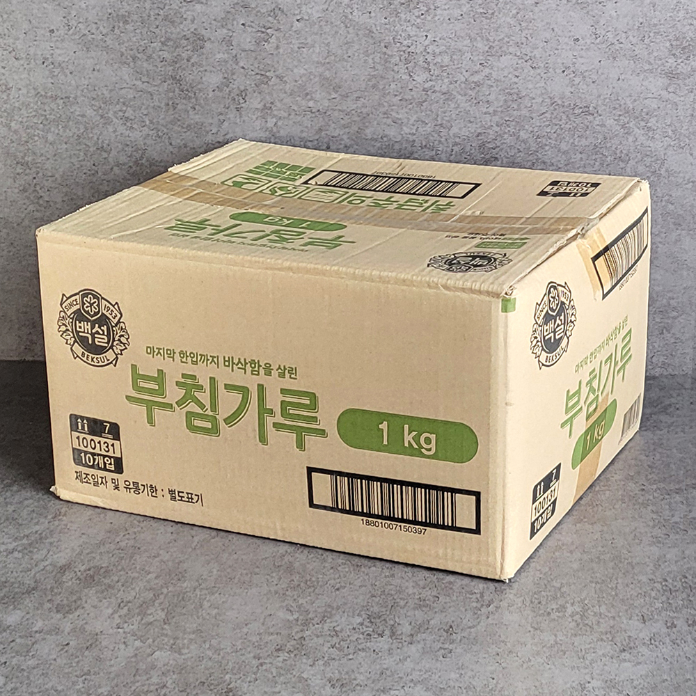 CJ 제일제당 백설 부침가루 업소용 부침개가루 1kg, 10개 - 상세 이미지 5