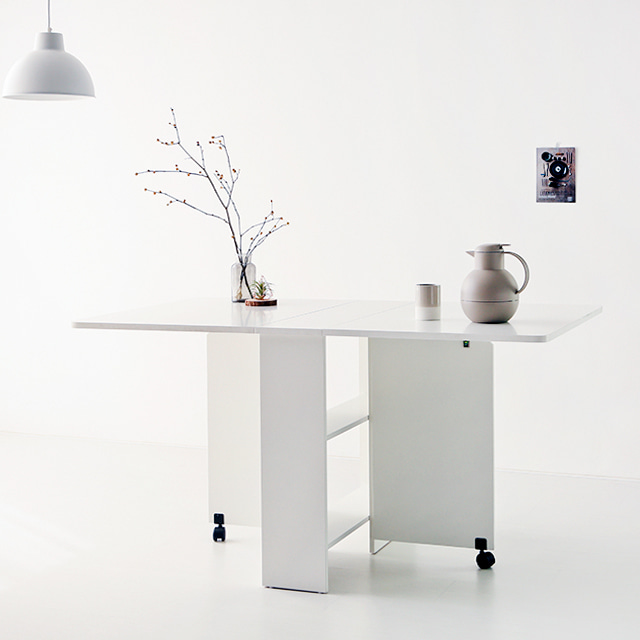 OLVIA 접이식테이블 1400mm, 화이트 1150.3218