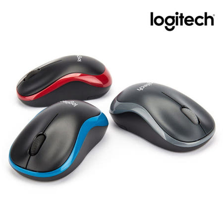 [국내정품] 로지텍코리아 M185 무선 마우스 좌우대칭형 디자인으로 왼손잡이도 사용가능