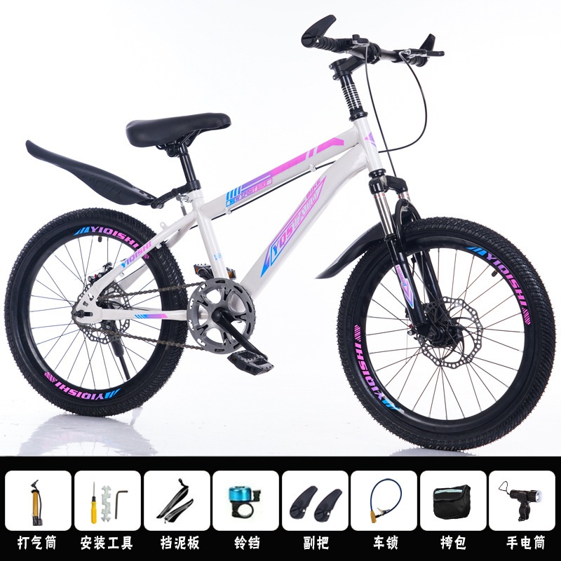 산악 자전거 입문용 MTB 충격 흡수 화이트 밸런스 자전거 18인치 - 상세 이미지 2