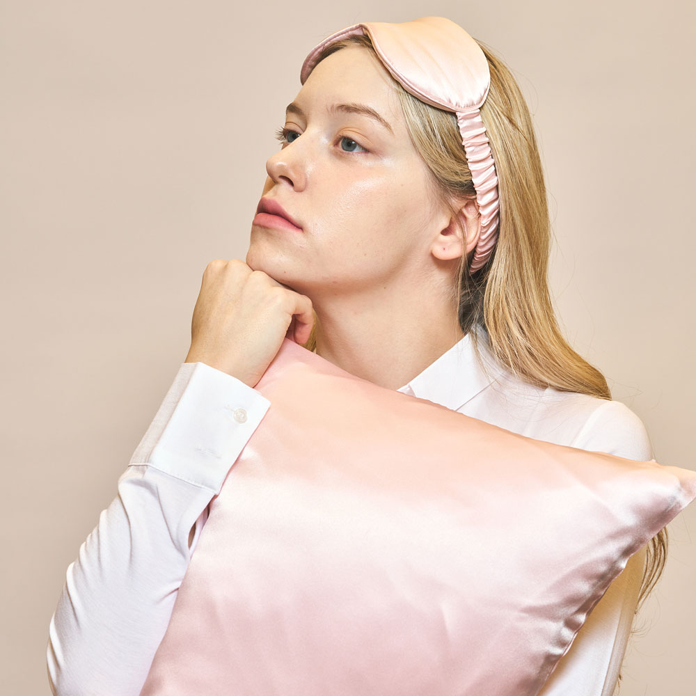 실키아 천연 실크 베개 커버 호텔식 베갯잇 베겟잎 숙면 베개덮개 알러지케어(50X70)