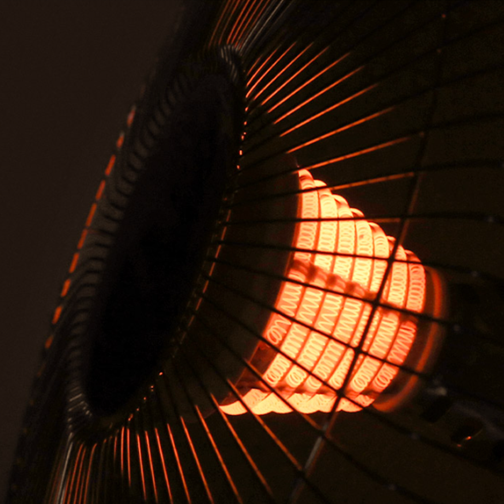 선풍기형히터 겨울 거실 난방기 원적외선 전기 세라믹 난로