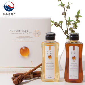 국산 토종꿀 아카시아꿀 잡화꿀 500g 2종 선물세트 농부플러스 맛있게 먹은 솔직 후기 - 상품 이미지 1