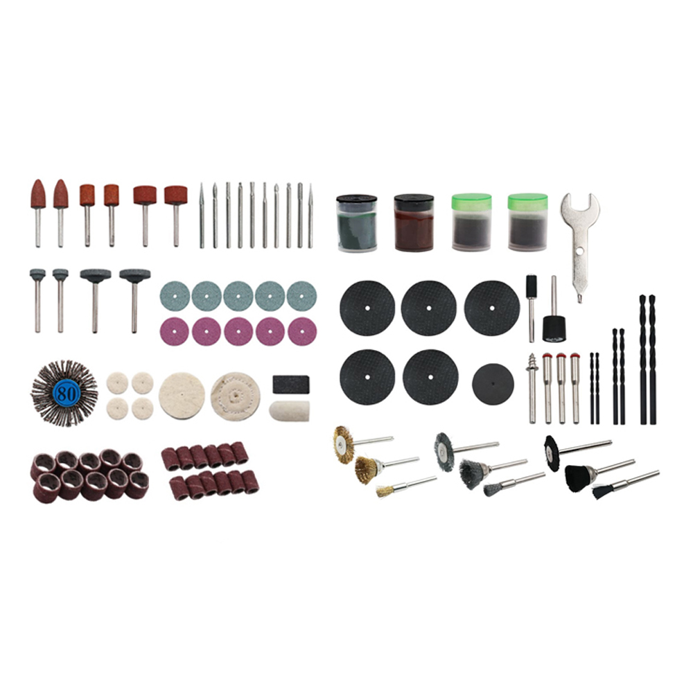 솔리드 그라인더 조각기용 로터리툴 악세서리 161종 연마비트 세트 드레멜용 이미지 3