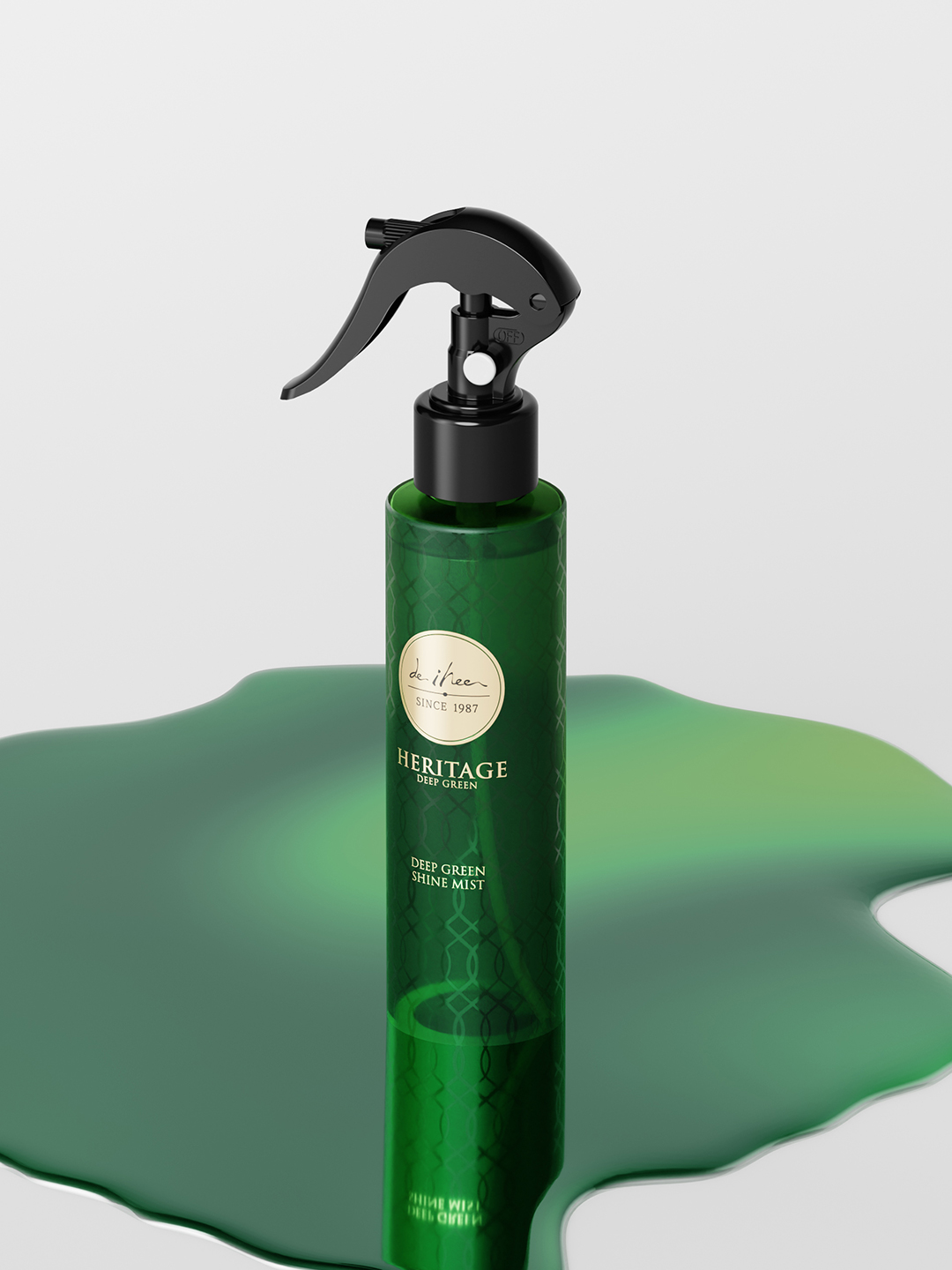 이희 헤리티지 딥그린 샤인 미스트 150ml 노워시 뿌리는 헤어 컬링 수분 단백질 오일 퍼퓸 - 상세 이미지 4